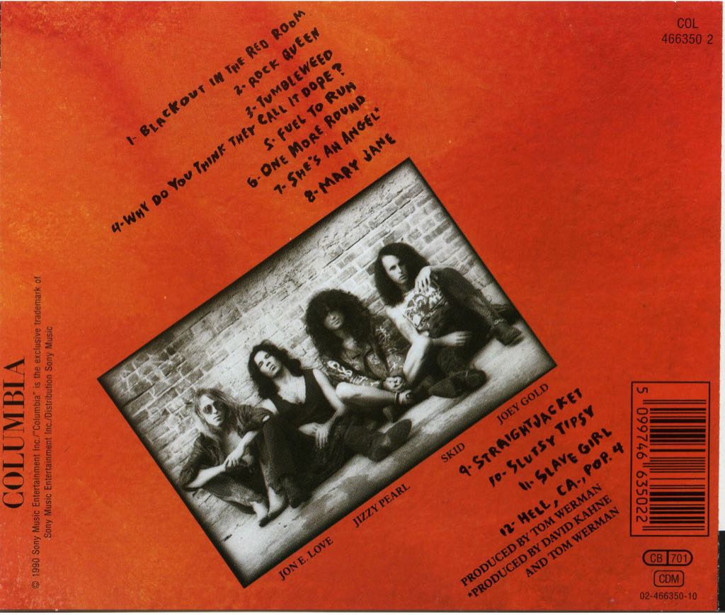 Blackout In The Red Room - Love/Hate (CD) music collectible [Barcode 074644526325] - Main Image 2