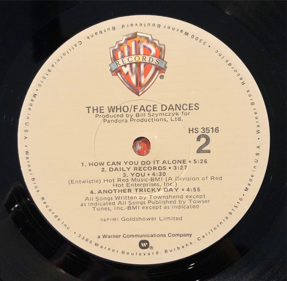 Face Dances - Who, The (12”) music collectible [Barcode 602537157129] - Main Image 4