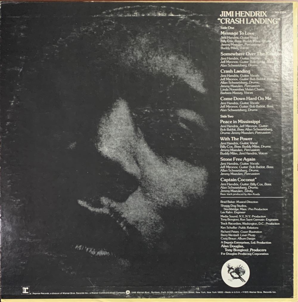 Crash Landing - Hendrix, Jimi (12” - 30) music collectible - Main Image 2
