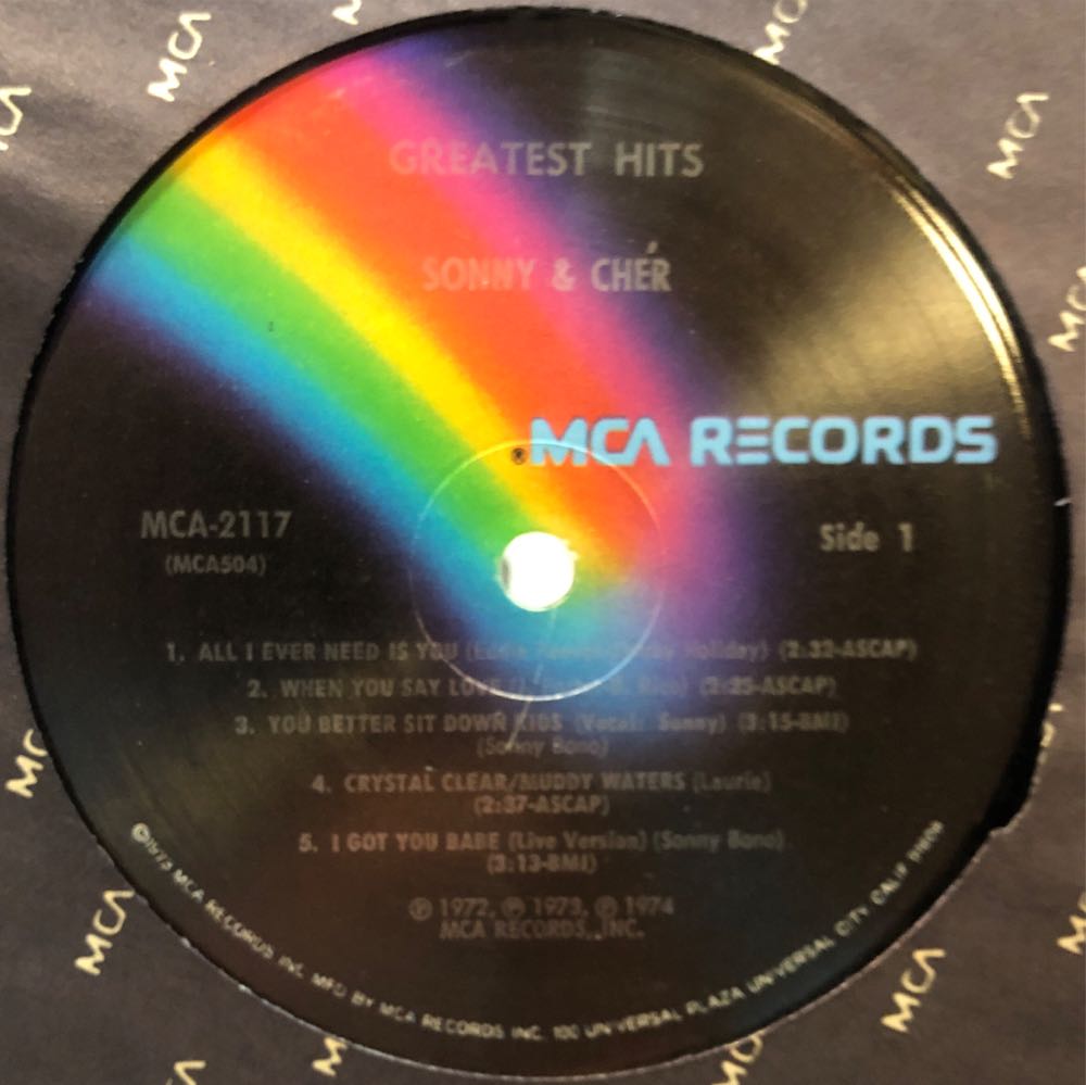 Greatest Hits - Sonny & Cher (12”) music collectible - Main Image 3