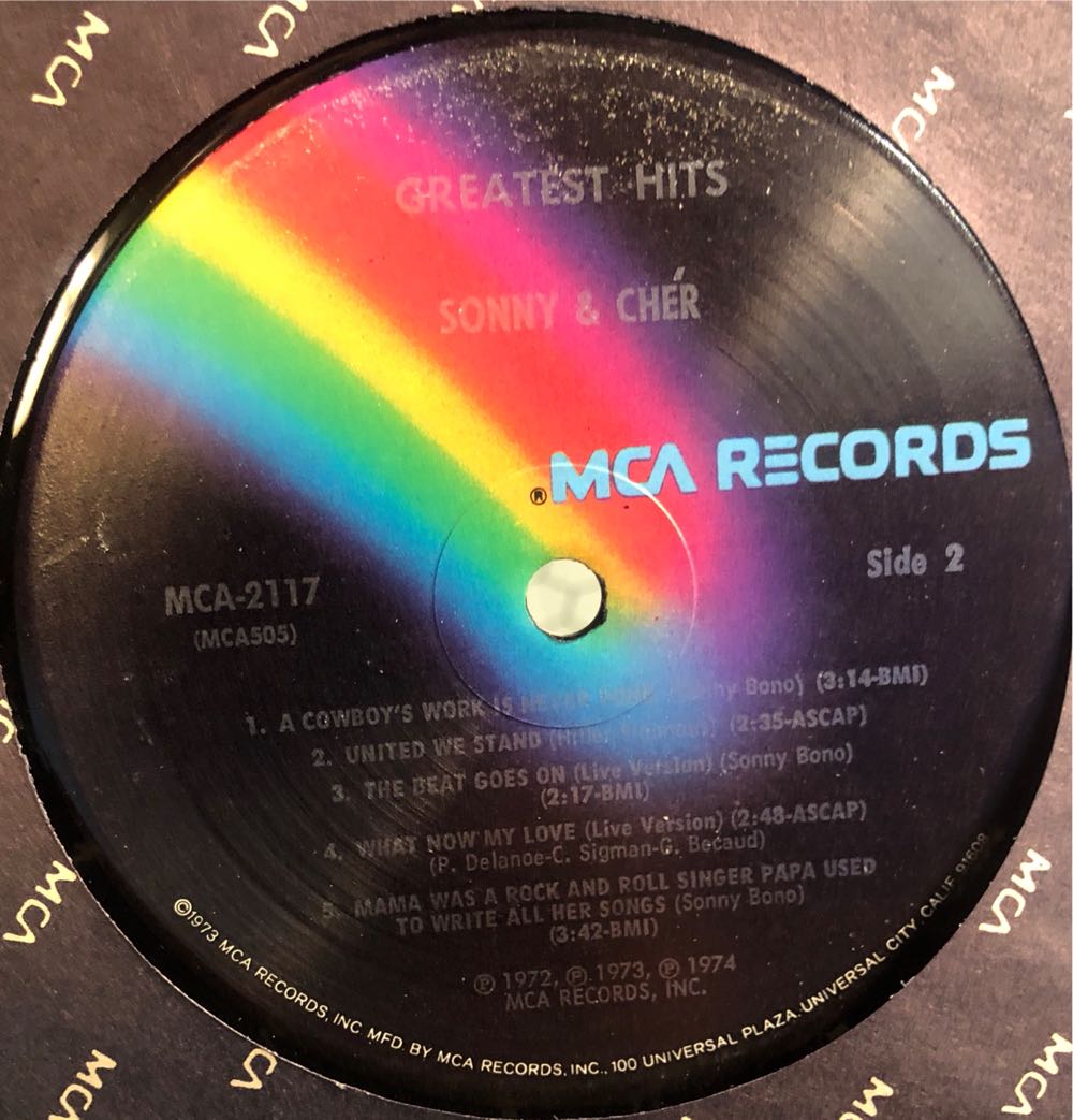 Greatest Hits - Sonny & Cher (12”) music collectible - Main Image 4