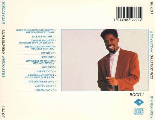 Billy Ocean Greatest Hits - Billy Ocean (CD - 57) music collectible [Barcode 5013705122224] - Main Image 2