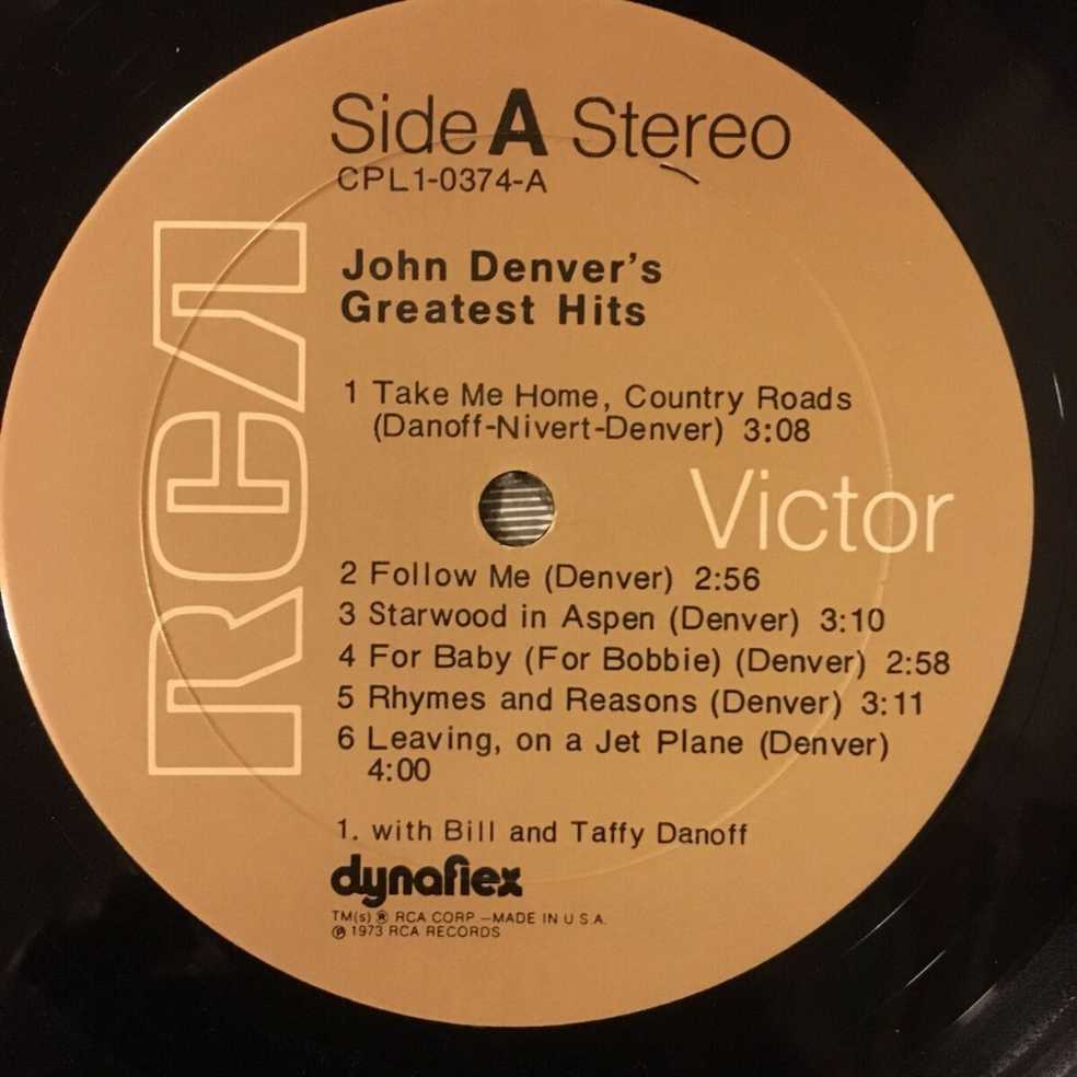 1973 - Greatest Hits - Denver, John music collectible [Barcode 078635037418] - Main Image 2