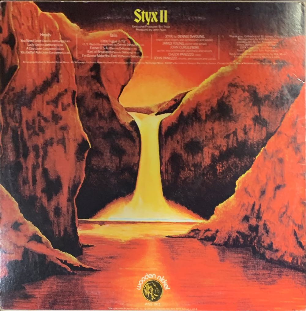 II - Styx (12” - 3420) music collectible - Main Image 3