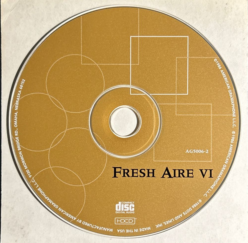 Fresh Aire VI - Greek Mythology - Mannheim Steamroller (HDCD - 45) music collectible [Barcode 012805500623] - Main Image 4