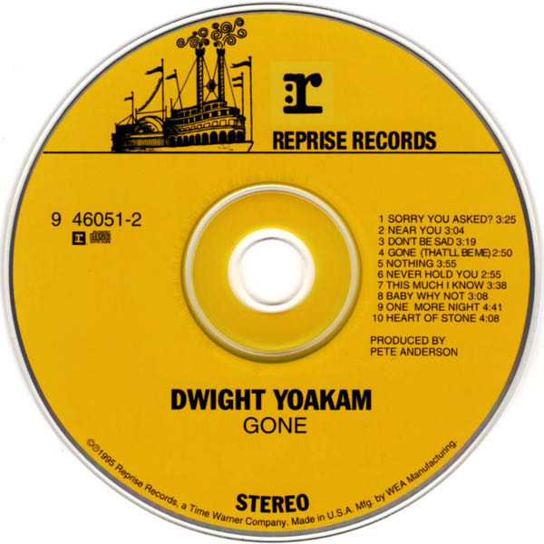 Gone - Yoakam, Dwight (CD - 35) music collectible [Barcode 093624605126] - Main Image 3