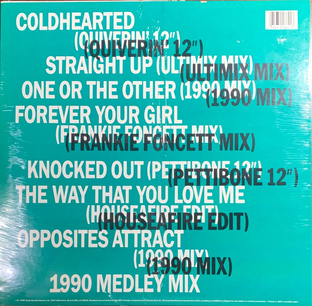 Shut up and dance Mixes - Paula Abdul (12” - 50) music collectible [Barcode 075679136213] - Main Image 2