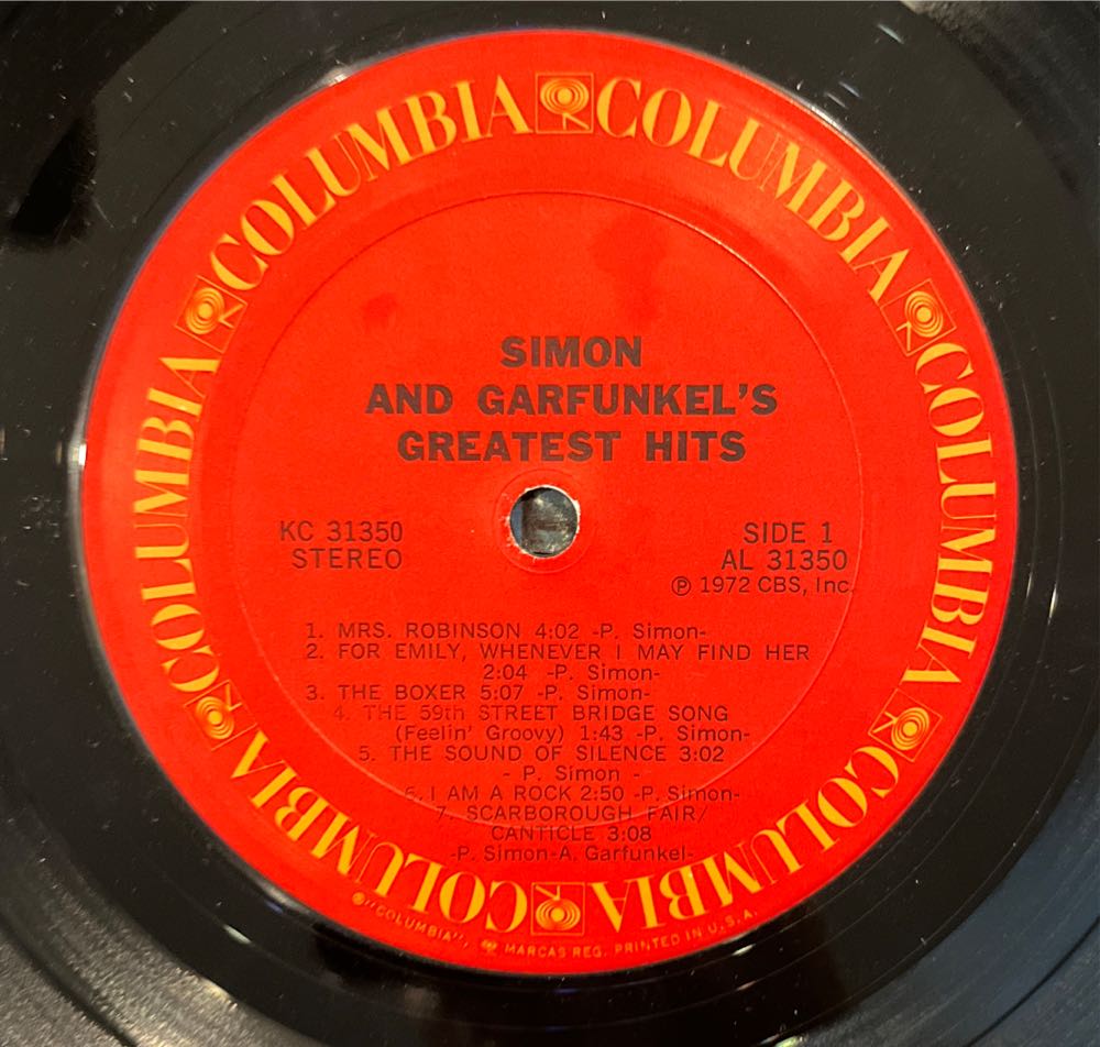 Greatest Hits - Simon And Garfunkel (12”) music collectible - Main Image 3