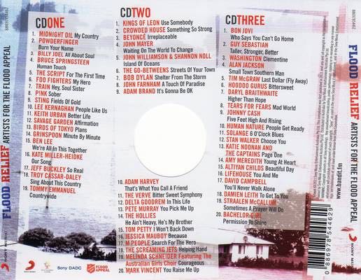Flood Relief - Various Artists (CD) music collectible [Barcode 886978544629] - Main Image 2