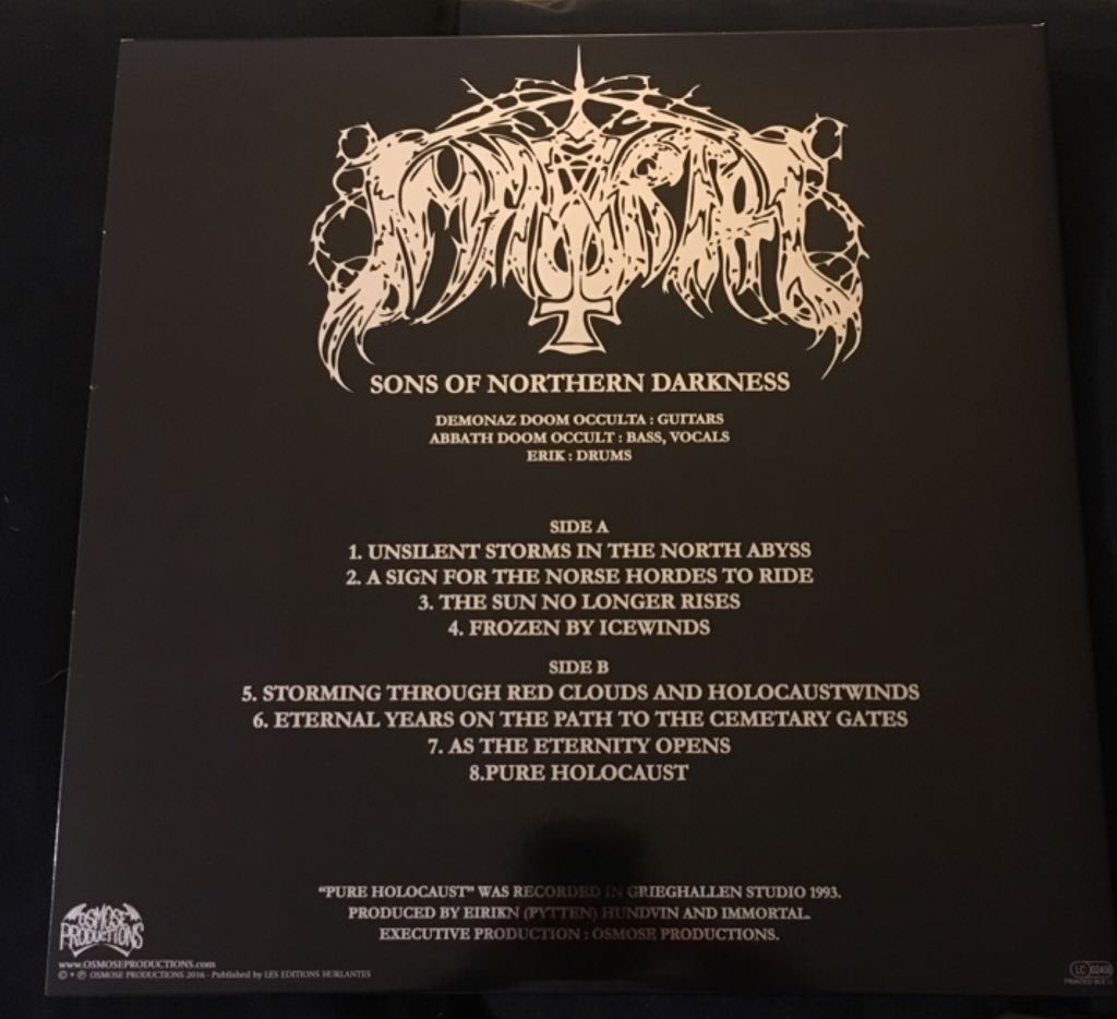 Pure Holocaust - Immortal (12”) music collectible - Main Image 2
