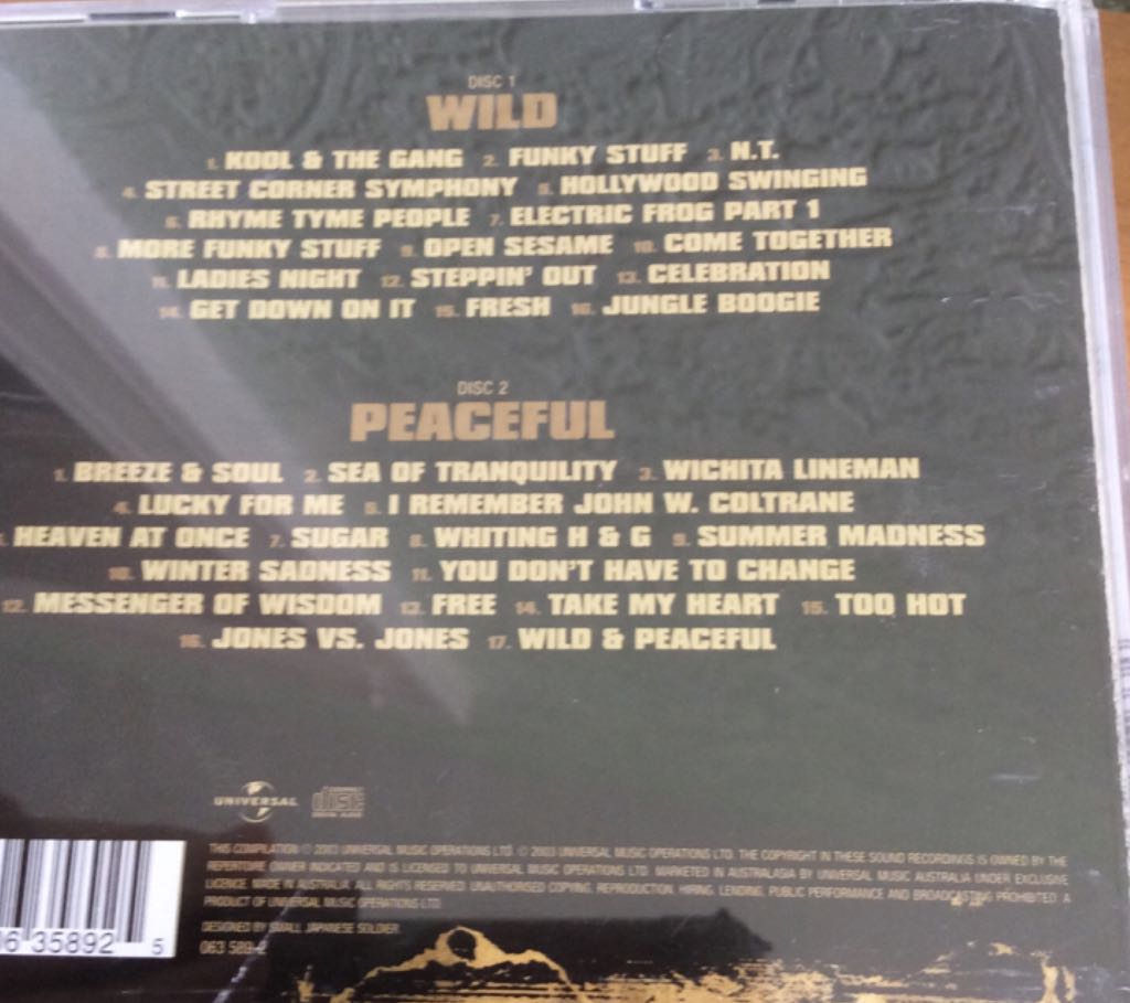 Gangthology - Kool And The Gang (CD) music collectible [Barcode 044006358925] - Main Image 2