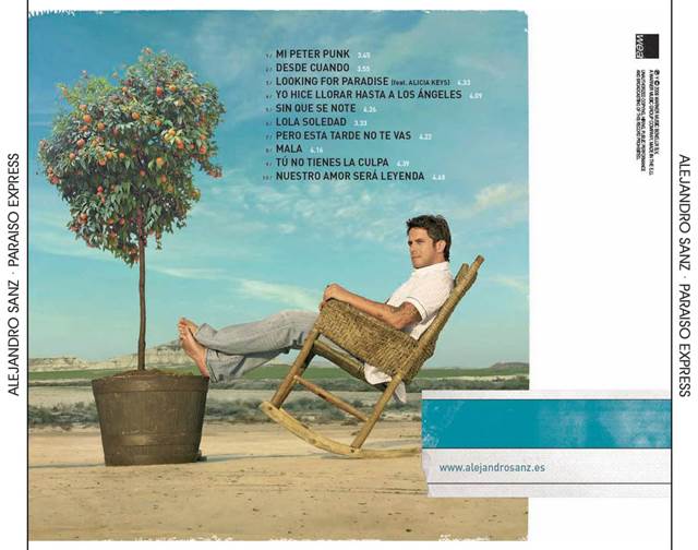 Paraiso Express - Alejandro Sanz (12”) music collectible [Barcode 0825646858040] - Main Image 2