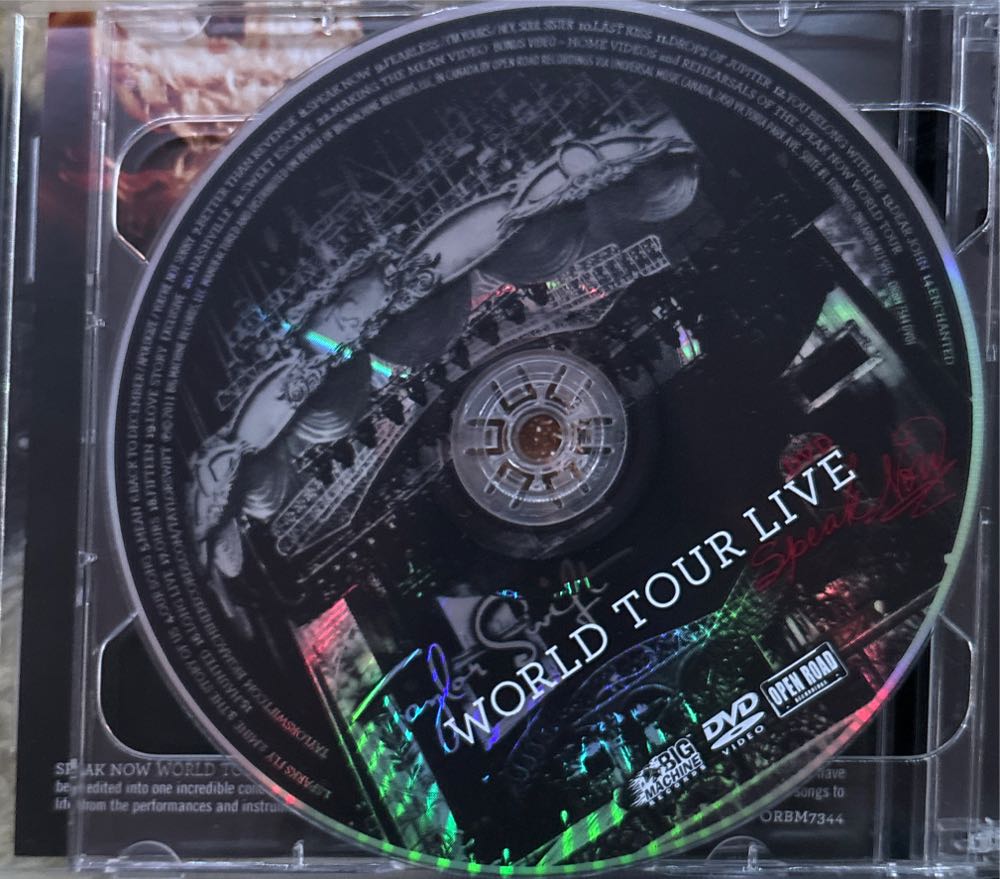 Taylor Swift - Speak Now World Tour Live - Taylor Swift (CD) music collectible [Barcode 823674734428] - Main Image 4