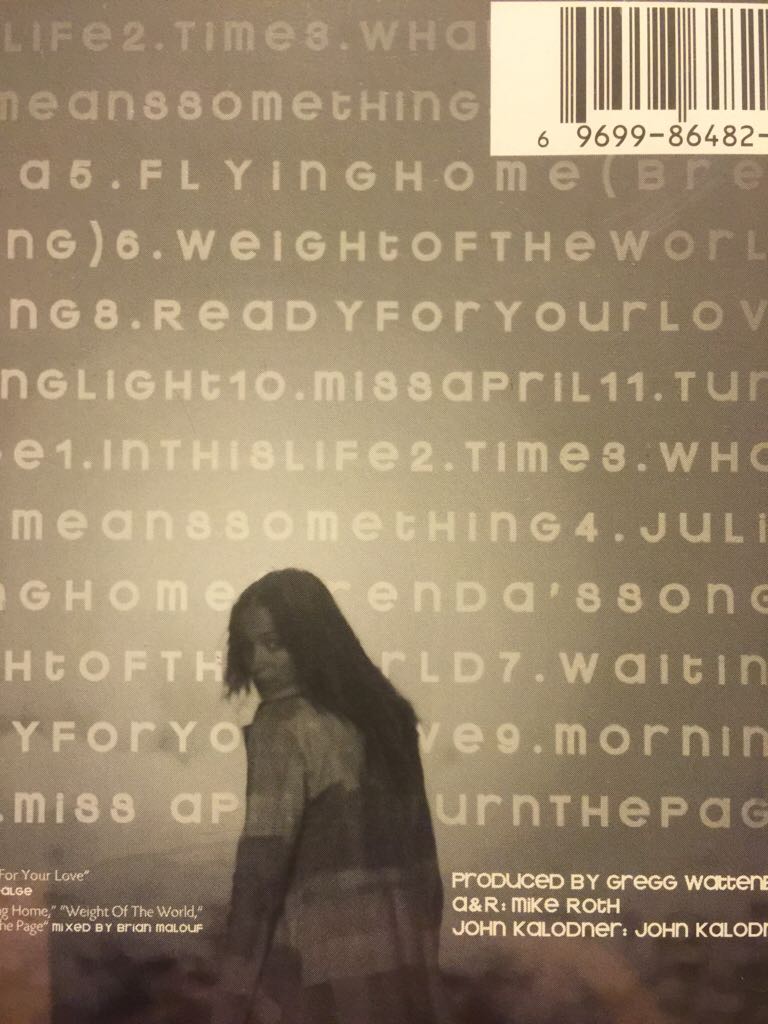 What If It All Means Something - Chantal Kreviazuk (CD - 42) music collectible [Barcode 696998648227] - Main Image 2