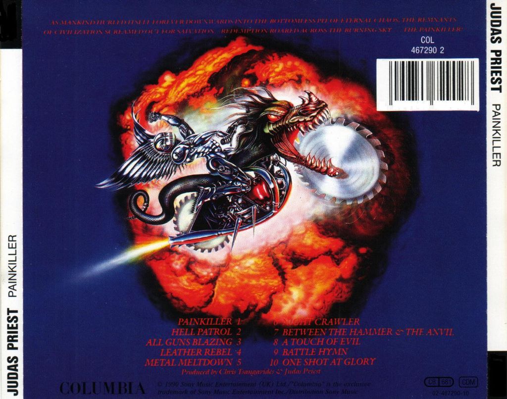 Painkiller - Judas Priest (CD - 54:38) music collectible [Barcode 5099746729028] - Main Image 2