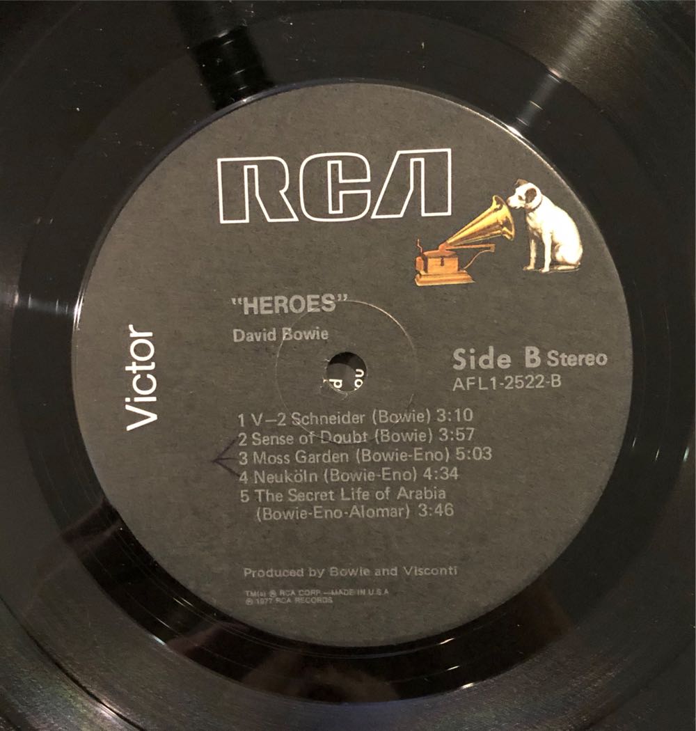 Heroes - David Bowie (12” - 41) music collectible [Barcode 190295842840] - Main Image 4