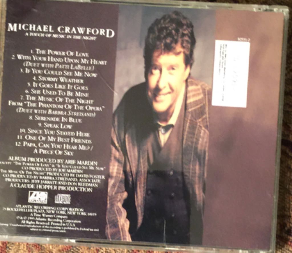 A Touch Of Music In The Night - Michael Crawford (CD/DVD) music collectible - Main Image 2