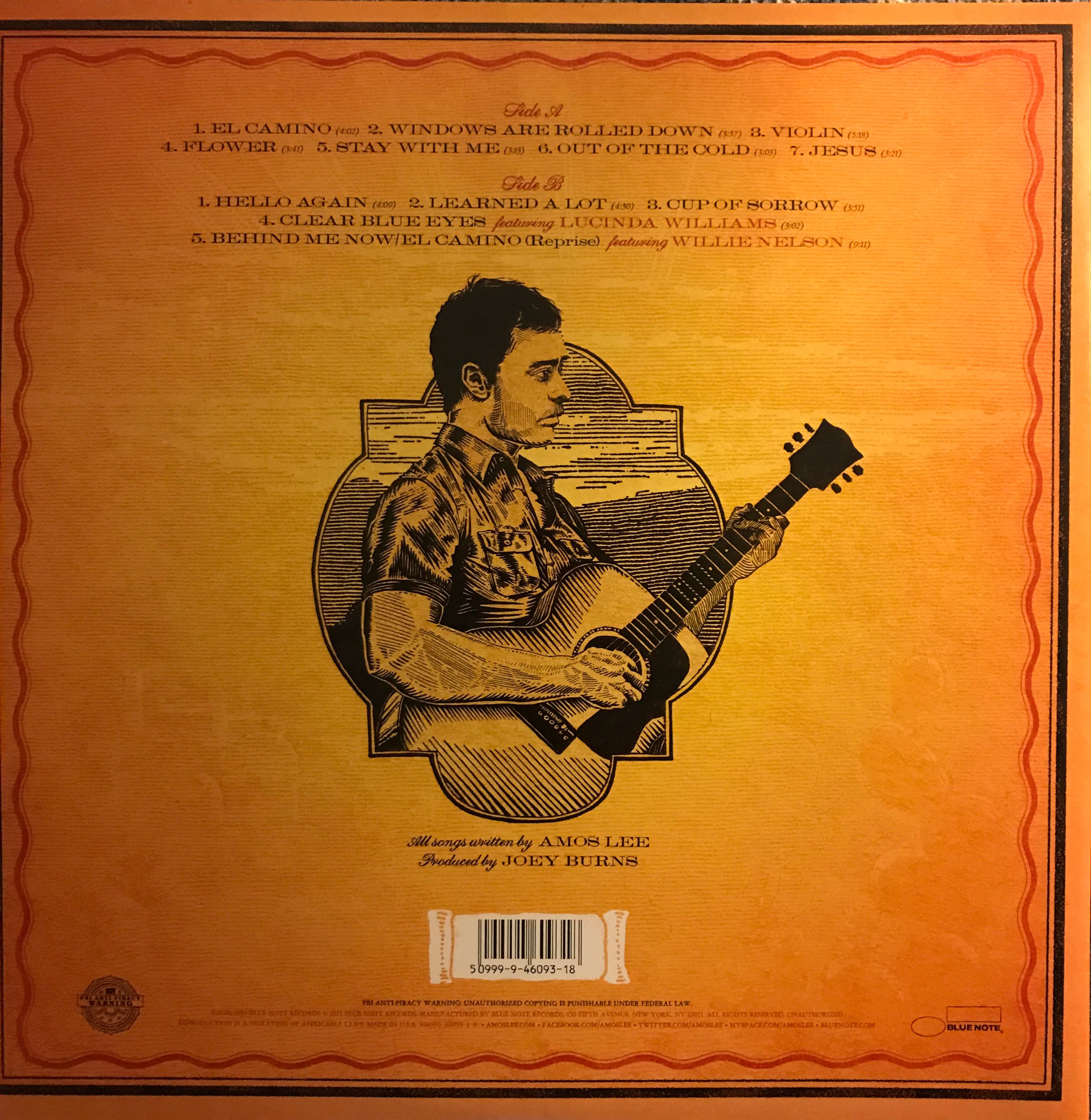 Mission Bell - Amos Lee (12”) music collectible [Barcode 5099994609318] - Main Image 2