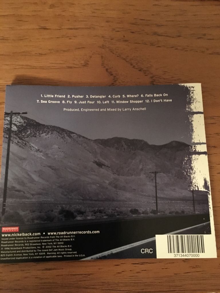 Curb - Nickelback (CD) music collectible [Barcode 064027140620] - Main Image 2