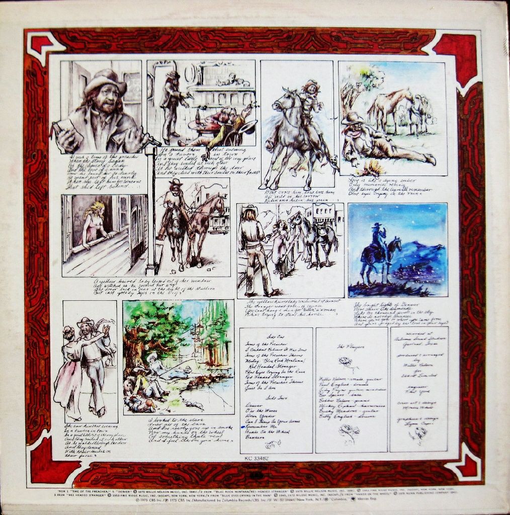 Red Headed Stranger - Willie Nelson (CD) music collectible - Main Image 2