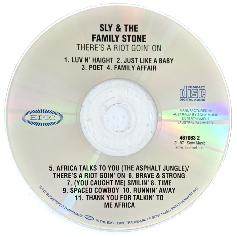 There’s A Riot Going On - Sly & The Family Stone (CD) music collectible [Barcode 9399700012866] - Main Image 4