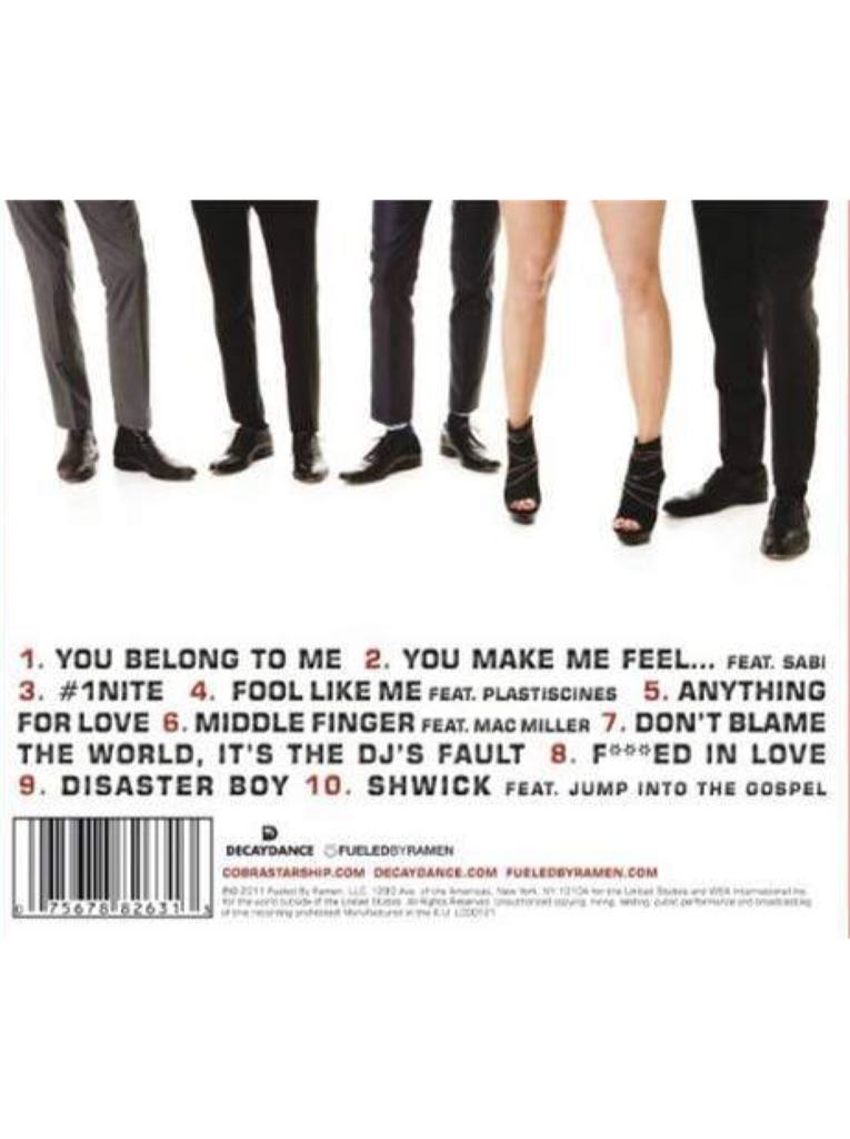 Night Shades (Deluxe Version) [JPN] - Cobra Starship (CD - 56) music collectible [Barcode 075678826313] - Main Image 2