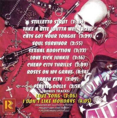 Deadboys In Trash City - Alleycat Scratch (CD - 41) music collectible [Barcode 892258001003] - Main Image 2