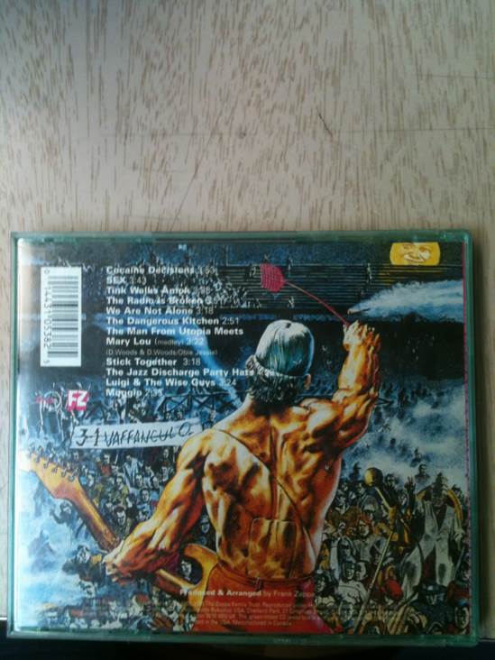 The Man From Utopia - Frank Zappa (CD) music collectible [Barcode 014431053825] - Main Image 2