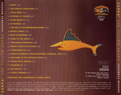 Yellow Shark, The - Zappa, Frank (CD - 35) music collectible [Barcode 014431560224] - Main Image 2