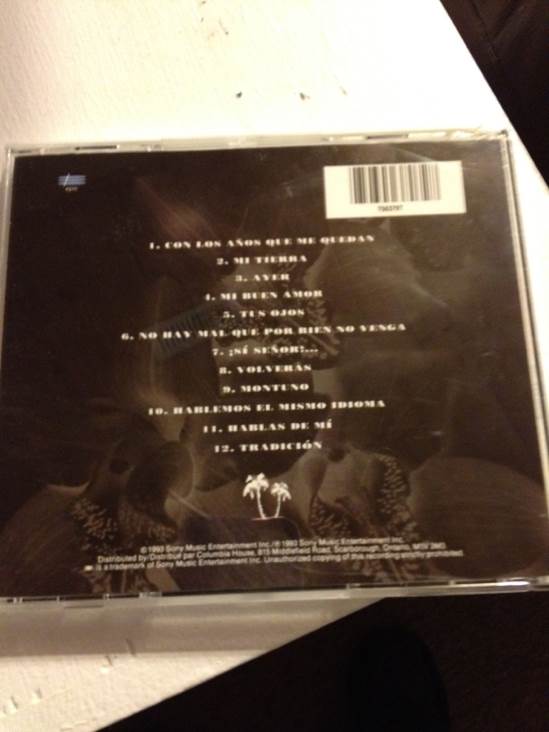 Mi Tierra - Gloria Estefan (CD) music collectible [Barcode 074645380728] - Main Image 2