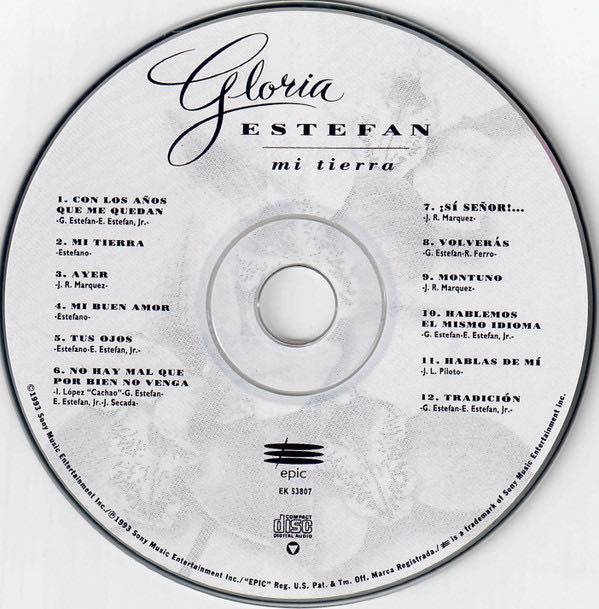 Mi Tierra - Gloria Estefan (CD) music collectible [Barcode 074645380728] - Main Image 3