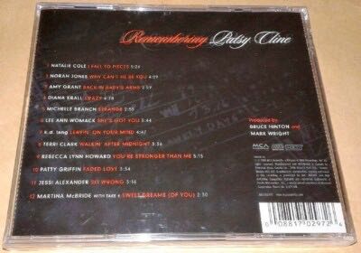 Remembering Patsy Cline - Various Artists (CD) music collectible [Barcode 008817029726] - Main Image 2