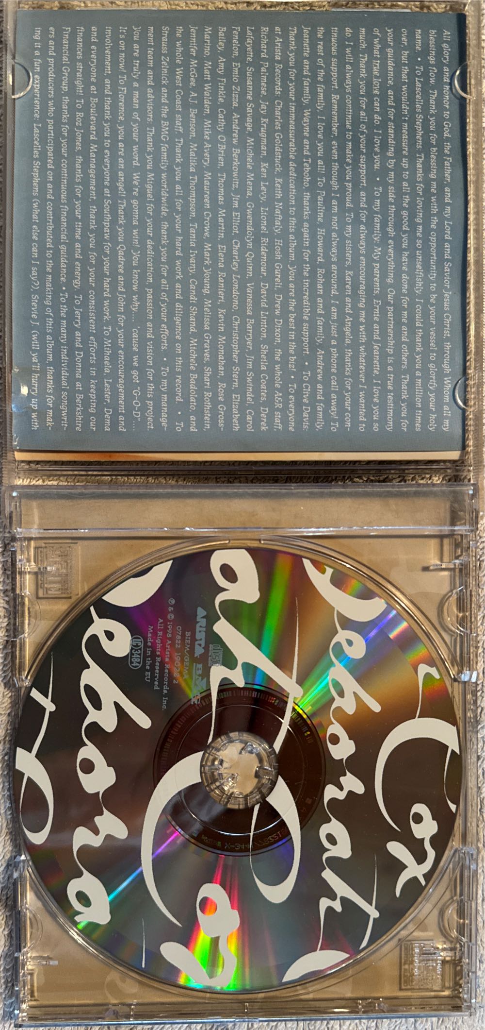 One Wish - Xxxxx Deborah Cox (CD) music collectible [Barcode 078221902229] - Main Image 3