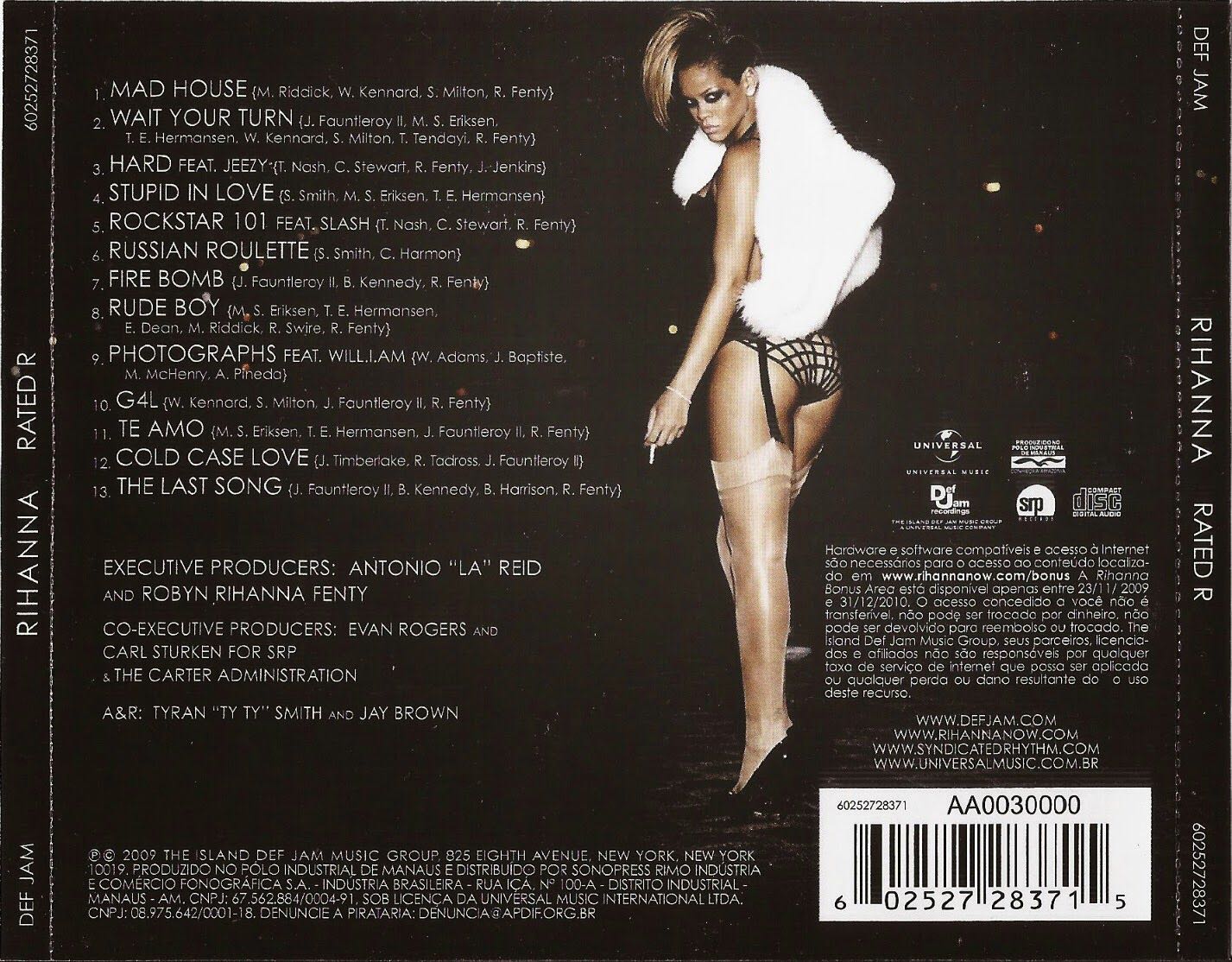 Rated R - Rihanna (CD - 50) music collectible [Barcode 602527283715] - Main Image 3