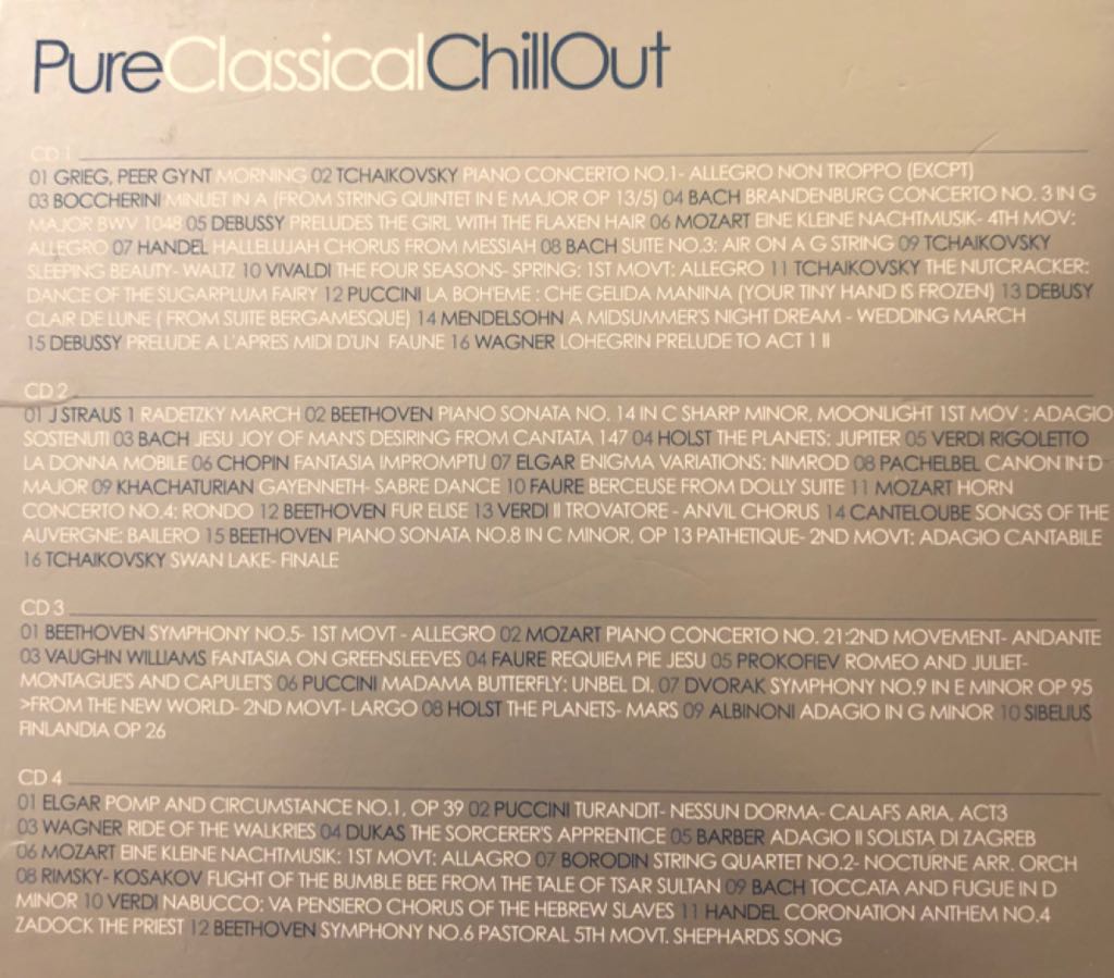 Pure Classical Chillout - Various (CD) music collectible [Barcode 5026535304227] - Main Image 2