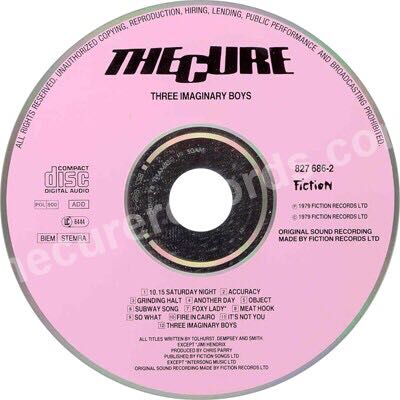 Three Imaginary Boys - Cure, The (CD - 33:44) music collectible [Barcode 042282768629] - Main Image 4