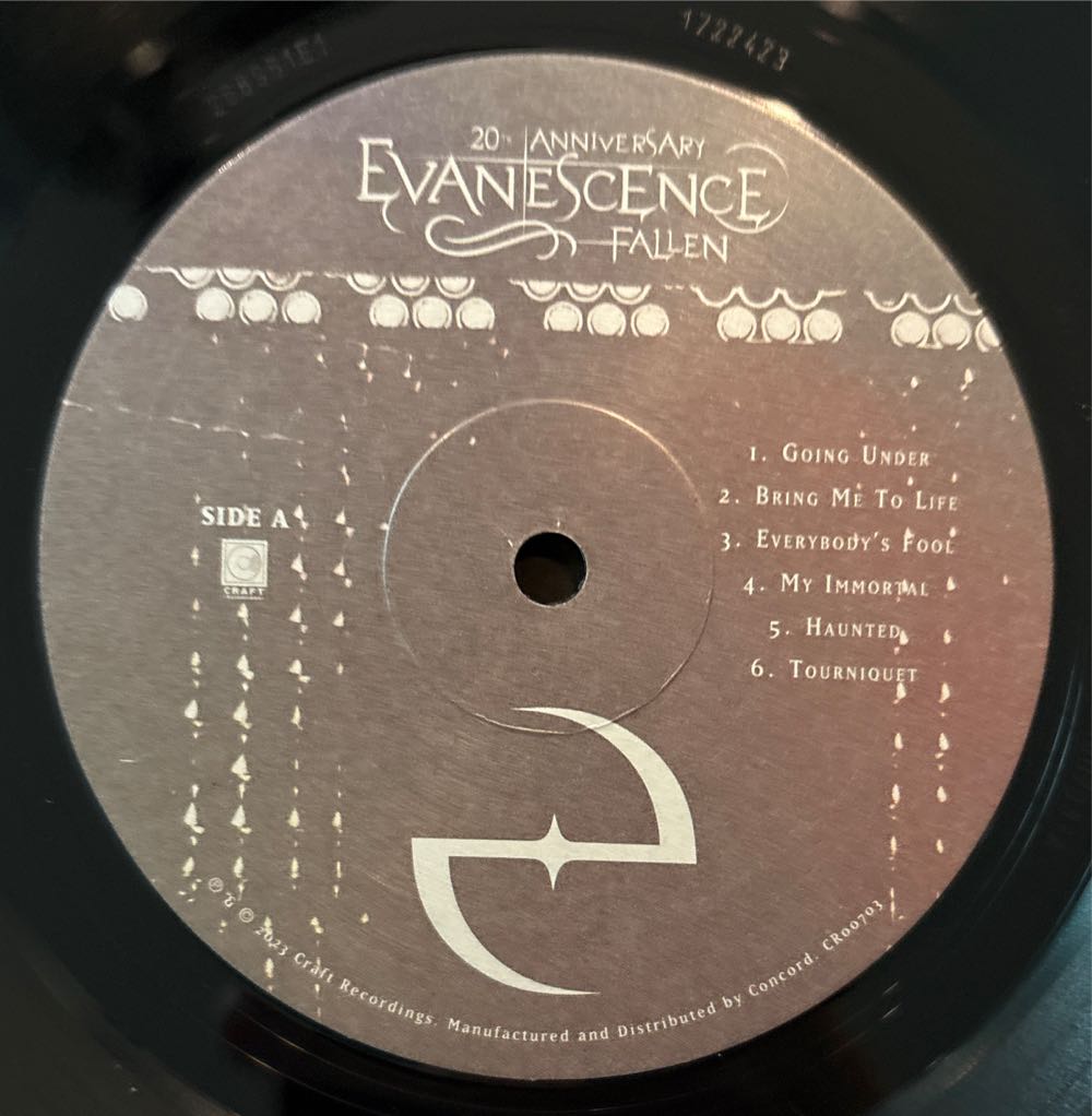 Fallen - Evanescence (12”) music collectible [Barcode 5099151087997] - Main Image 3