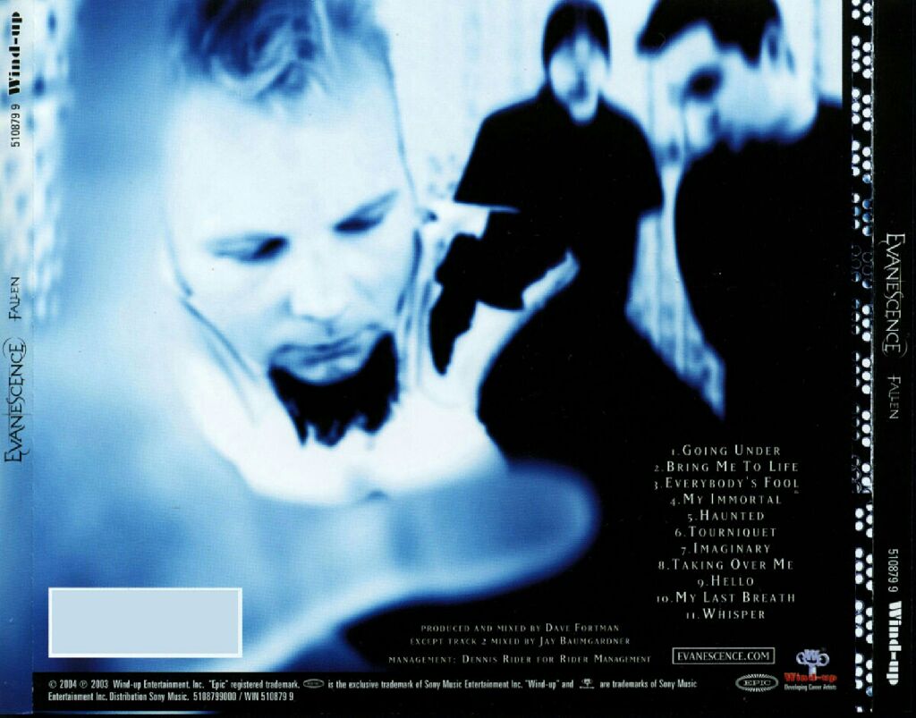 Fallen - Evanescence (CD - 48) music collectible [Barcode 5099751087922] - Main Image 2
