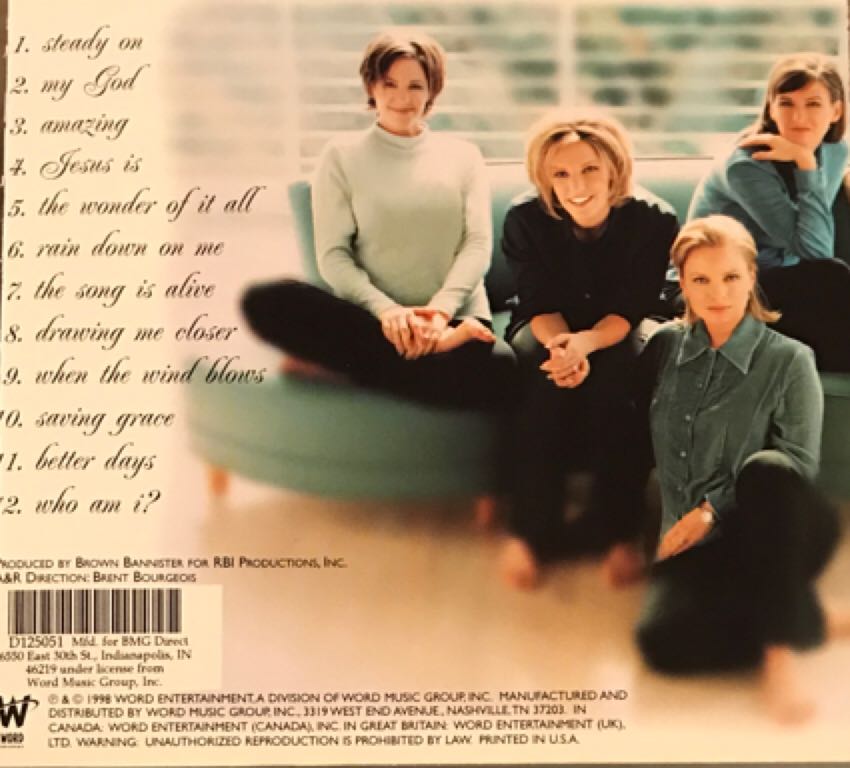 Point Of Grace: Steady On - Point Of Grace (CD) music collectible [Barcode 080688544423] - Main Image 2