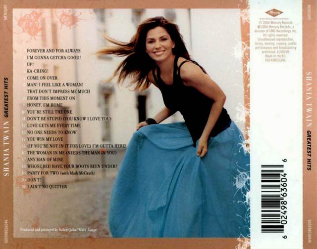 Greatest Hits - Shania Twain (AIFF) music collectible - Main Image 2
