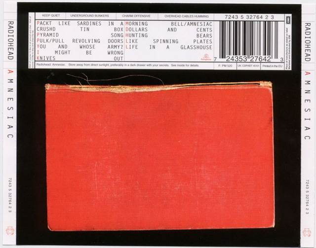 Amnesiac - Radiohead (CD - 44) music collectible [Barcode 724353276423] - Main Image 2