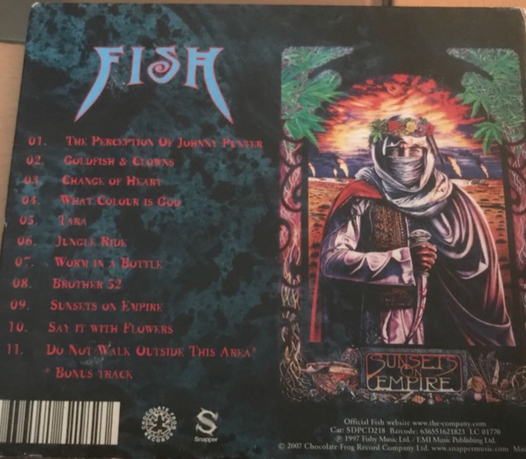 Sunsets on Empire - Fish music collectible [Barcode 636551621823] - Main Image 2