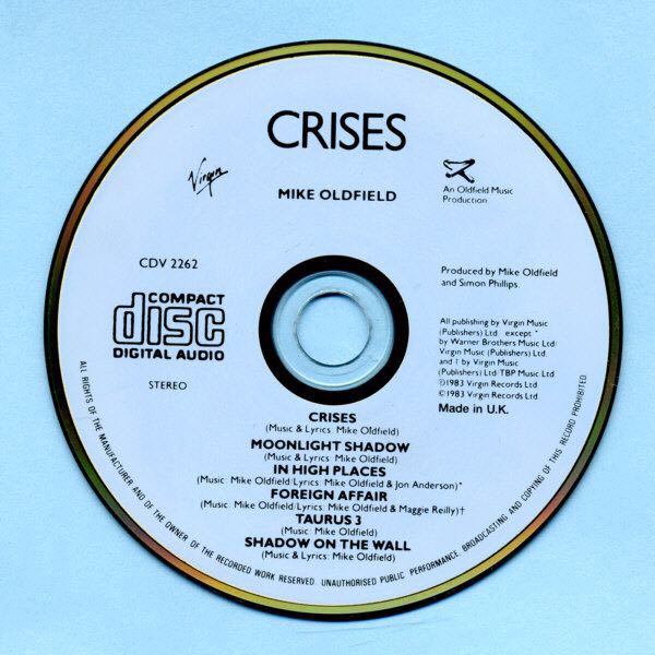 Crises - Mike Oldfield (CD - 37) music collectible [Barcode 724348630025] - Main Image 4
