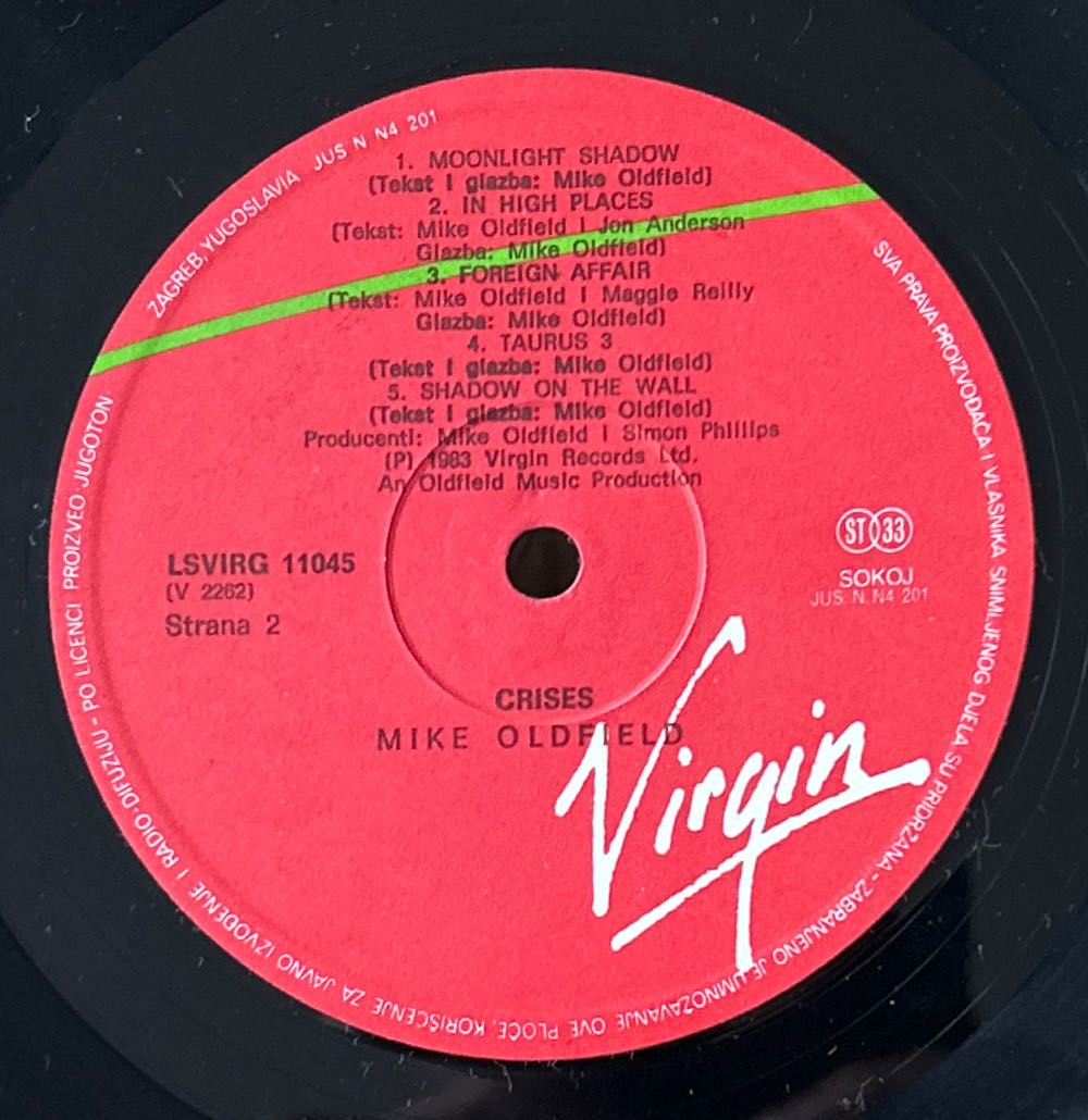 Crises - Oldfield, Mike (12”) music collectible - Main Image 4