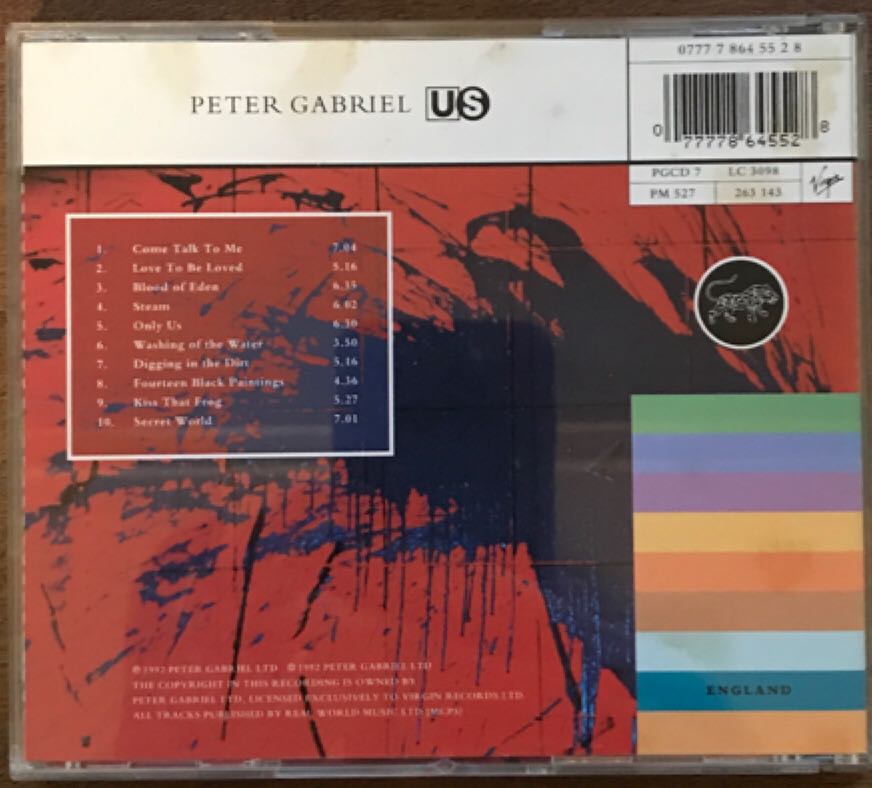 Us - Peter Gabriel (CD) music collectible - Main Image 2