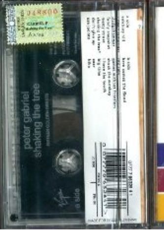 Shaking The Tree - Gabriel, Peter (Cassette) music collectible - Main Image 2