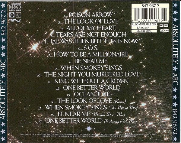 Absolutely - REMIX - Abc (CD - 75) music collectible [Barcode 042284296724] - Main Image 2