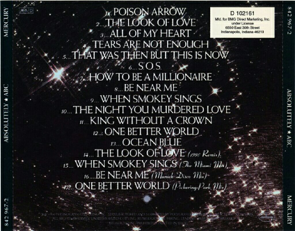 Absolutely - ABC (12”) music collectible - Main Image 2