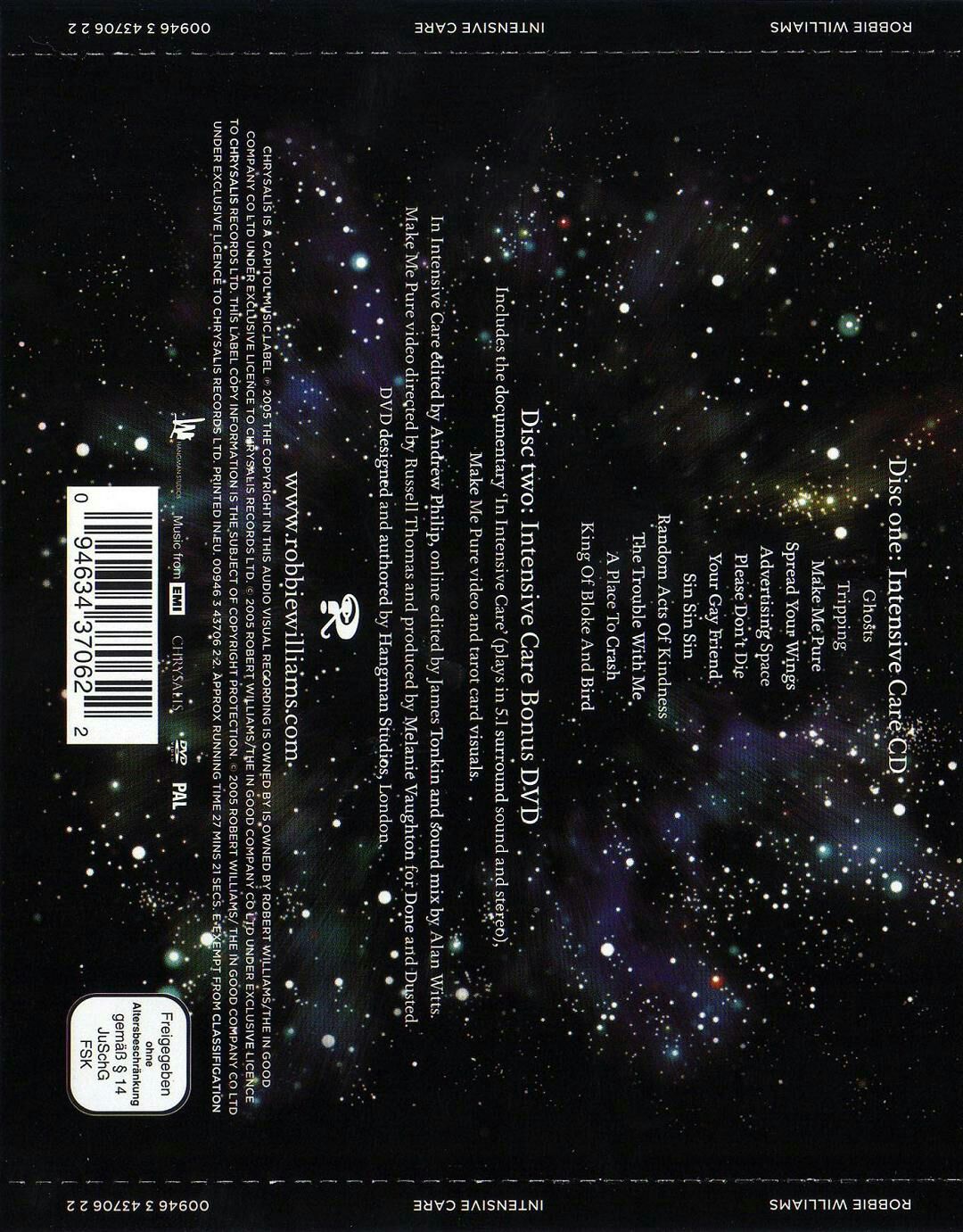 Intensive Care - Robbie Williams (CD) music collectible [Barcode 0946343706226] - Main Image 2