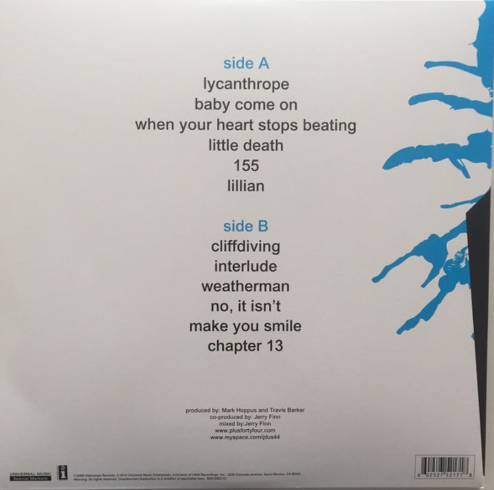 44 - Plus 44 (12”) music collectible [Barcode 602527521718] - Main Image 2